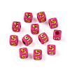 Plating Acrylic Beads OACR-N140-01A-S-1