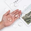 Transparent Glass Cabochons GGLA-R026-35mm-7