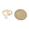 Natural Shell Cuff Ring RJEW-JR00645-02-3