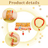 2 Sets 2 Style Natural Dyed Malaysia Jade & Agate & Synthetic Turquoise & Glass Seed Beaded Stretch Bracelets Set BJEW-PH0004-29-4