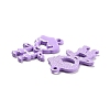 Spray Painted Alloy Pendant PALLOY-Z014-01C-2
