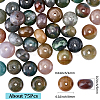 1 Strand Natural Indian Agate Beads Strands G-SC0003-77-2