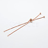 Rack Plating Brass Chain Bracelet Making X-KK-A142-018RG-1