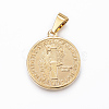 304 Stainless Steel Coin Pendants X-STAS-H372-09G-2