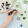 24 Sets 6 Style Plastic Doll Eyes DOLL-PH0001-24-3