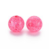 Transparent Crackle Acrylic Beads MACR-S373-66B-N09-2