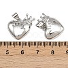 Brass Micro Pave Cubic Zirconia Pendants KK-A269-15P-3