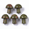 Natural Unakite GuaSha Stone G-N0325-02L-1