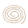 Soldered Brass Paperclip Chains CHC-G005-03G-4