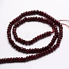 Dyed Natural Malaysia Jade Rondelle Beads Strands X-G-E316-2x4mm-20-2