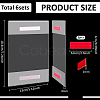 Rectangle Acrylic Table Card Display Frame and Double Faced Adhesive Tape AJEW-WH0609-493A-2