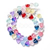 Transparent Glass Beads Strand GLAA-F112-01H-3