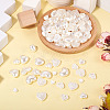 220Pcs 9 Styles ABS Plastic Imitation Pearl Beads KY-TA0001-51-6