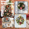8Pcs 8 Colors Christmas Theme Imitation Linen Bowknot Ornament Accessories DIY-CA0004-34-7