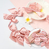 2Pcs Cloth Bowknot Hanging Banner for Christmas Tree Decoration AJEW-SP0002-82C-3