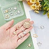 16Pcs 4 Style 201 Stainless Steel Pendants STAS-DC0002-73-2
