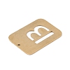 Ion Plating(IP) 304 Stainless Steel Pendants STAS-K216-49B-G-4