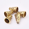 Tibetan Style Alloy Bead Cone PALLOY-TAC0011-70AG-2