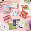 100 Sheets 10 Styles Paper Earring Display Cards CDIS-TA0001-18-6