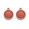 Alloy Enamel Pendants ENAM-S124-01B-12C-1
