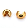 Brass Crimp Bead Covers KK-I681-13A-2