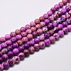 Natural Imperial Jasper Beads Strands G-I122-4mm-07-1