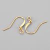 Brass French Earring Hooks KK-Q369-G-2
