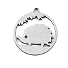 201 Stainless Steel Pendants STAS-Z155-07P-1