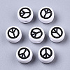 Opaque Acrylic Beads X-MACR-N008-20A-01-2