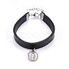 Cowhide Leather Cord Bracelets BJEW-JB04252-2