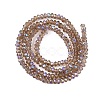 Electroplate Glass Beads Strands EGLA-A044-T1mm-L16-3