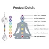 Crystals Chandelier Suncatchers Prisms Chakra Hanging Pendant AJEW-I040-20P-2