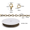 DIY 3m Brass Cable Chain Jewelry Making Kit DIY-YW0005-75AB-2
