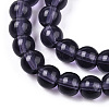Transparent Glass Beads Strands GLAA-T032-T6mm-03-2