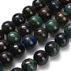 Natural Azurite Beads Strands G-Z110-C05-10mm-2