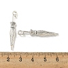 Tibetan Style Zinc Alloy Pendants TIBEP-R334-195AS-RS-3
