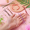 8Pcs Polyester Braided Round Cord Slider Bracelet Making MAK-TA0001-39A-6