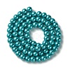 Eco-Friendly Dyed Glass Pearl Round Bead Strands HY-A008-6mm-RB073-2