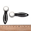Alloy & Iron Bookmark Cabochon Settings PALLOY-N184-01S-3