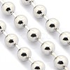 Tarnish Resistant Electroplate 304 Stainless Steel Ball Chains CHS-L001-12mm-P-1