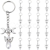 20Pcs Alloy Keychain KEYC-SC0001-15E-1