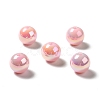 UV Plating Rainbow Iridescent Acrylic Beads X-PACR-D070-01D-1