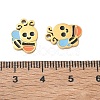 304 Stainless Steel Enamel Pendants SA-CBA0F3B-36G-03-3