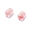 Gradient Color Transparent Frosted Acrylic Beads OACR-M023-06G-2