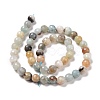 Natural Flower Amazonite Beads Strands G-E571-26B-3