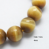 Natural Gold Tiger Eye Beads Strands X-G-G212-4mm-18-1