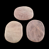 Oval Natural Rose Quartz Palm Stone G-R270-55-1