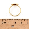 Brass Adjustable Ring Components KK-A272-03C-G-3