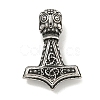 316 Surgical Stainless Steel Pendants STAS-E212-104AS-1