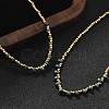 Brass Miyuki Seed Beaded Necklaces for Women NJEW-B126-01G-2